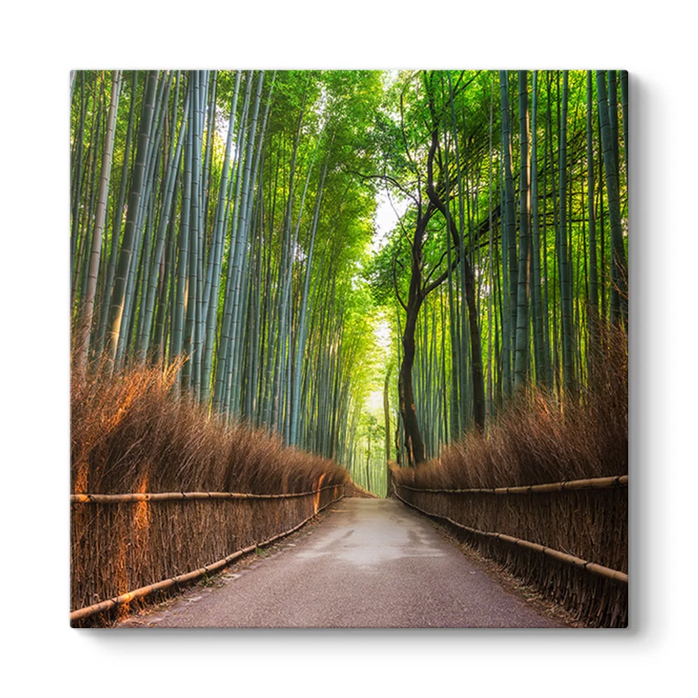 Japonya Bambu Tarlası Tablosu - Model 3